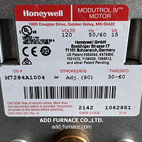 Honeywell M7284A1004
